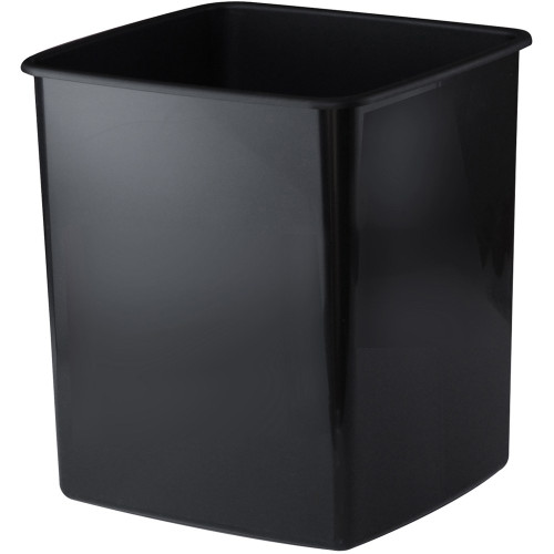 ITALPLAST 15 Litre Tidy Bin - greenR - Recycled Black, Each