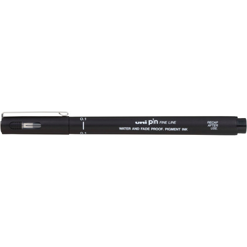 UNI PIN 200 FINE LINER PEN 0.1mm Black