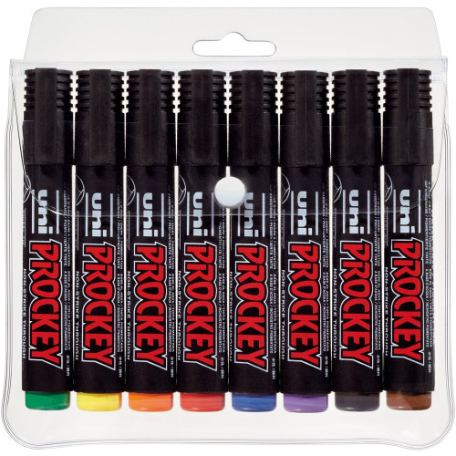 UNIBALL PROCKEY MARKER Bullet Assorted 8'S