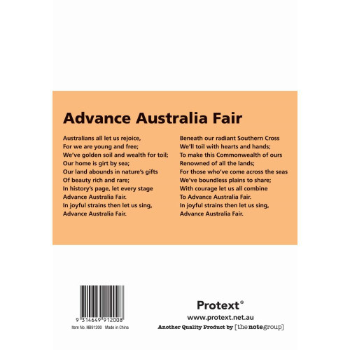 PROTEXT PP COVER STUDENT NOTE BOOK BUFF 64 PAGE PLAIN