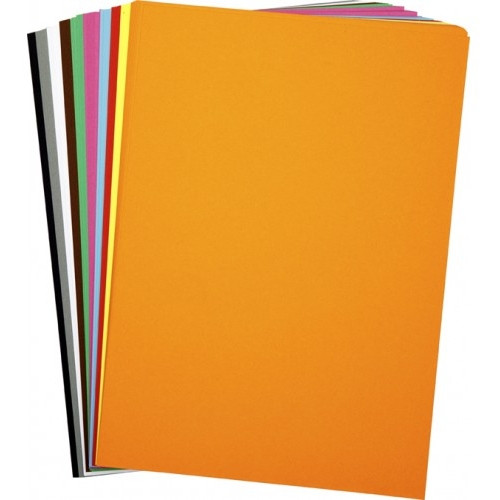 RAINBOW COVER PAPER 255MM X 380MM 500 SHEETS ASSORTED