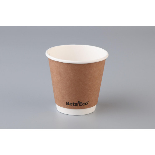 BETAECO SMOOTH DOUBLE WALL KRAFT 8OZ CUP 90MM BX500 **