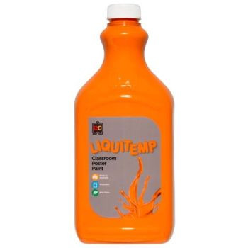 EDUCATIONAL COLOURS LIQUITEMP PAINT 2L ORANGE