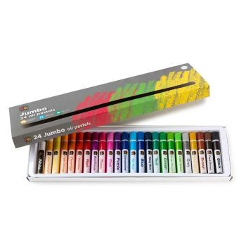 JUMBO OIL PASTELS PK OF 24