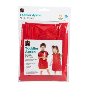 TODDLER APRON - RED