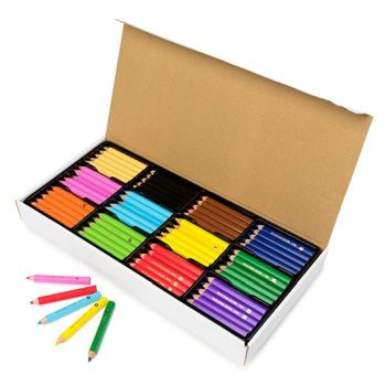 JUMBO STUBBY WASHABLE COL PENCILS Pack of 120
