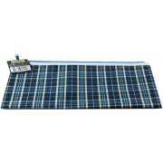 TARTAN POLYESTER PENCIL CASE Reinforced ends 1 Zip 34 x17cm