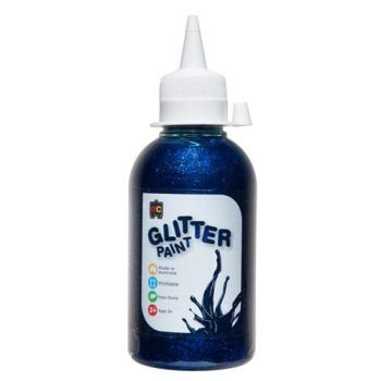GLITTER PAINT 250ML BLUE