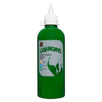LIQUICRYL JUNIOR STUDENT ACRYLIC 500ML GREEN