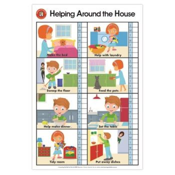 HELPING AROUND THE HOUSE POSTER