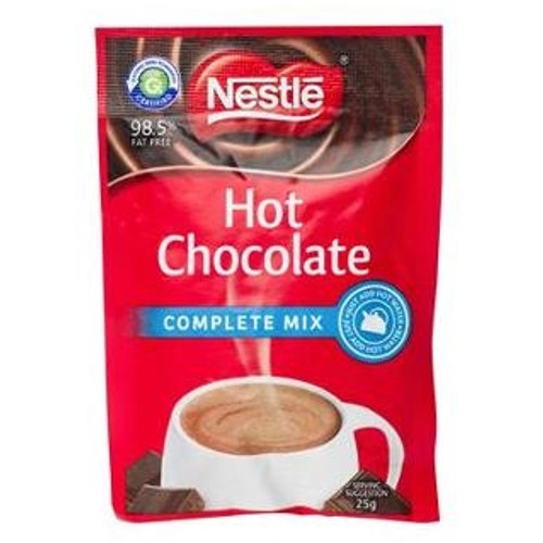 NESTLE COMPLETE MIX HOT CHOCOLATE SACHET 25GM 100 PACK