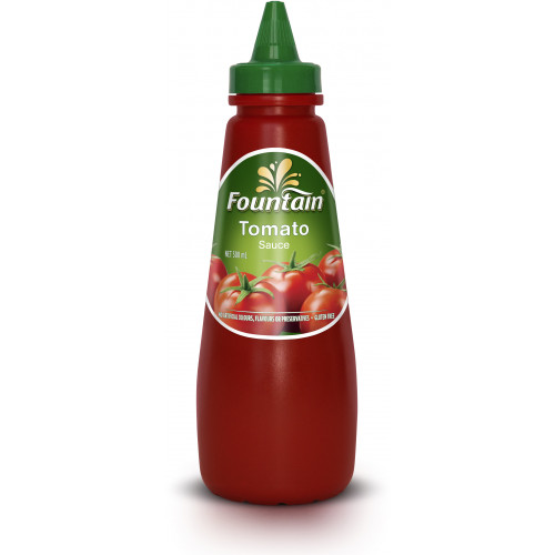 FOUNTAIN SAUCE SQUEEZE TOMATO 500ML