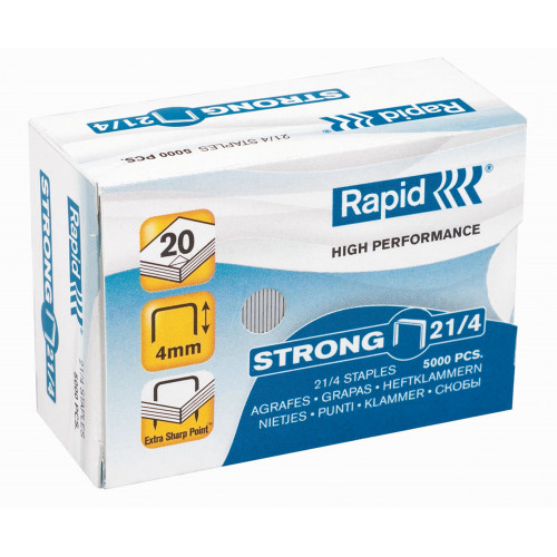 RAPID STAPLES 21/4MM BX5000 *** While Stocks Last ***