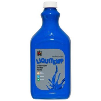 FLUORESCENT LIQUITEMP POSTER PAINT 2L BLUE