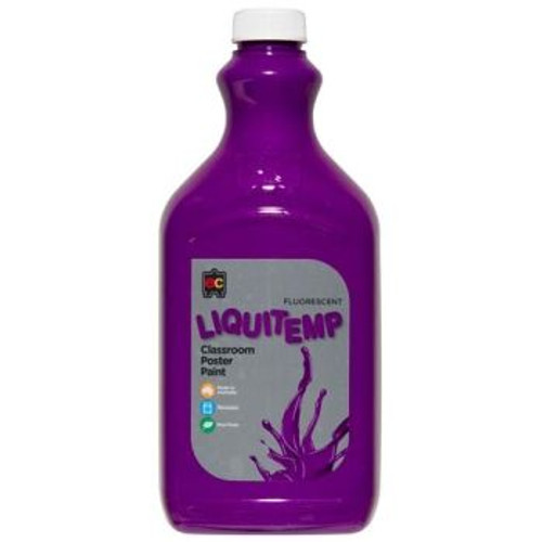 FLUORESCENT LIQUITEMP POSTER PAINT 2L PURPLE