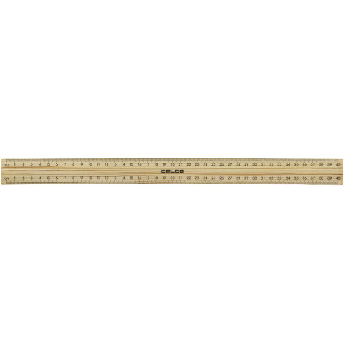 POLISHED METAL EDGE RULER 40cm Ruler