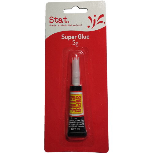 STAT SUPER GLUE Clear