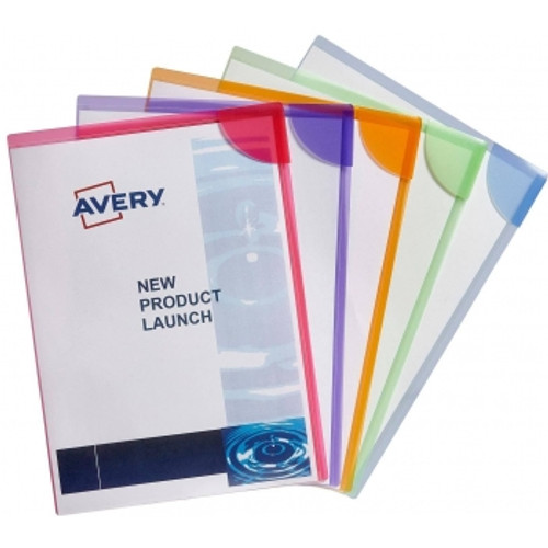 LATERAL FILE LOCKING AVERY ASSORTED COLOURS 68020 PACK 5