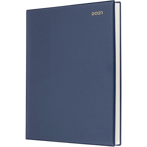 Collins Belmont Manager Diary Day To A Page 190X260mm Navy (2024)