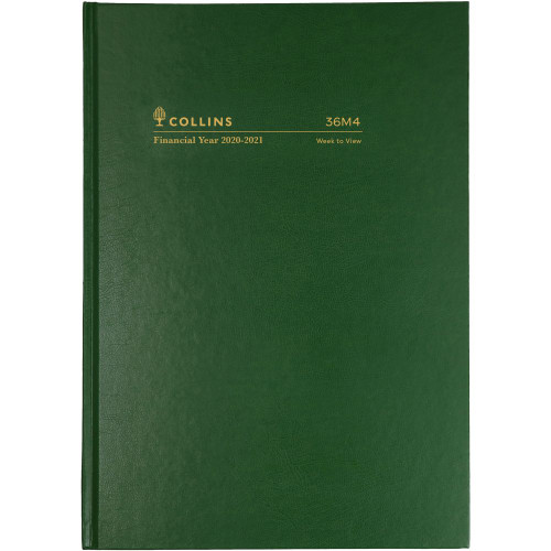 Collins Financial Year Diary A6 Week to Opening Green (2024-2025)