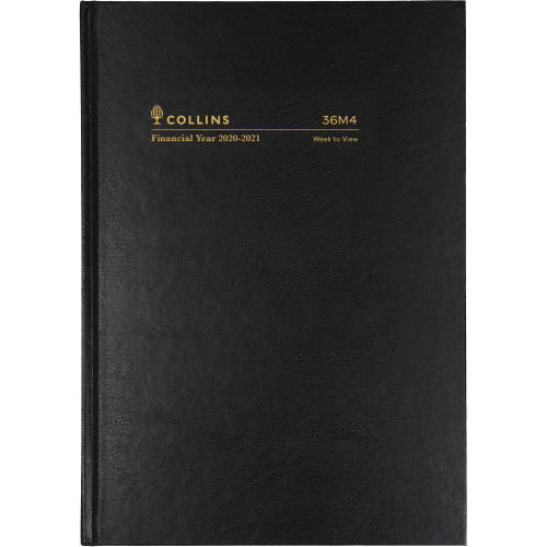 Collins Financial Year Diary A6 Week to Opening Black (2024-2025)