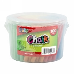 Dats Chalk Assorted Colours Bucket of 100
51931