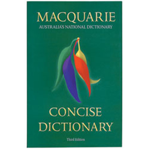 MACQUARIE CONCISE DICTIONARIES Hard-Back Edition