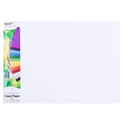 Quill Cover Paper 125gsm A3 - White, Pack of 500 (91200)