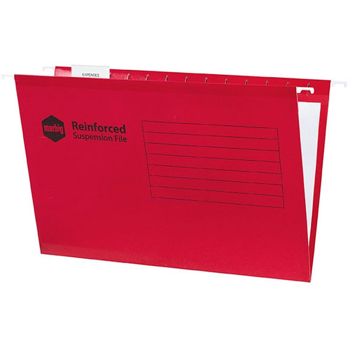 MARBIG REINFORCED SUSPENSION FILE COMPLETE RED BOX 25