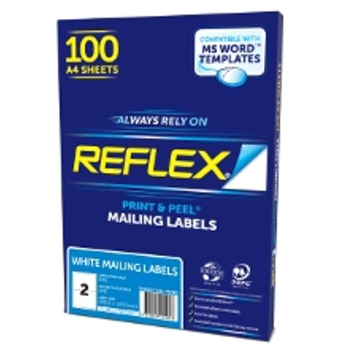 Olympic Multipurpose Mailing Labels Round Corners 24UP 64 x 33.9mm, Box of 100 (198704)