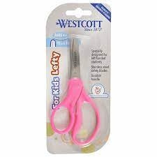 Westcott School Safety Scissors 127mm Blunt End Left Hand Stainless Steel Microban