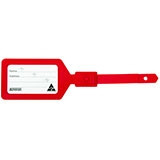 KEVRON ID4 LUGGAGE TAGS RED PK25