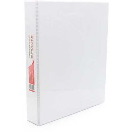 RAZORLINE INSERT BINDER A4 4D 25MM WHITE ** While Stocks Last **