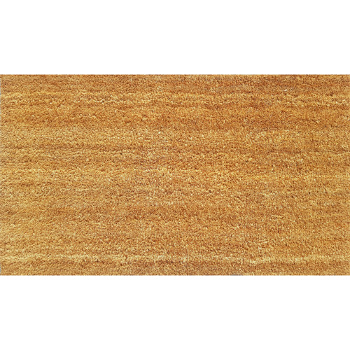 PVC Backed Coir Plain Doormat 23-8201 40cm x 70cm