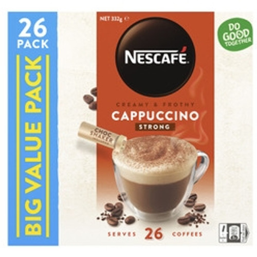 NESCAFE CAPPUCCINO STRONG INDIVIDUAL 26PK