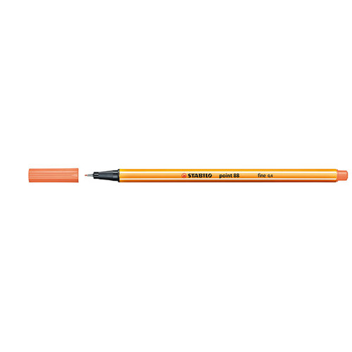STABILO POINT 88 FINELINER APRICOT (BX10)