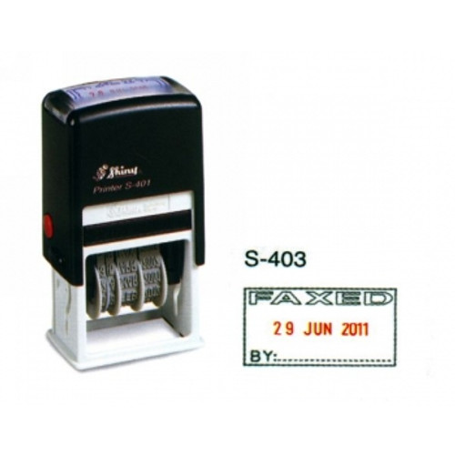 SHINY SELF INKING DATER STAMP S403 Faxed-Ending 2027