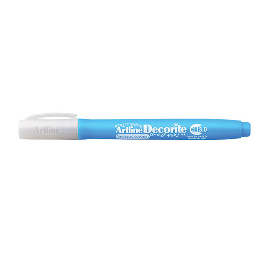 ARTLINE DECORITE METALLIC 3.0 METALLIC BLUE (BX12)