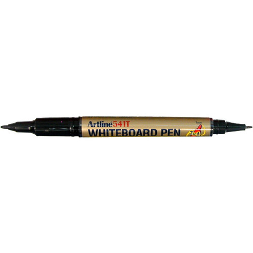 ARTLINE 541T WHITEBOARD MARKER FINE DUAL NIB BLACK (BX12)