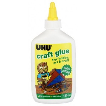 UHU PVA Craft Glue 125ml (33-49202 / 33-32455)