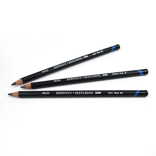 DERWENT WATERSOLUBLE SKETCHING PENCIL 8B (PK12)