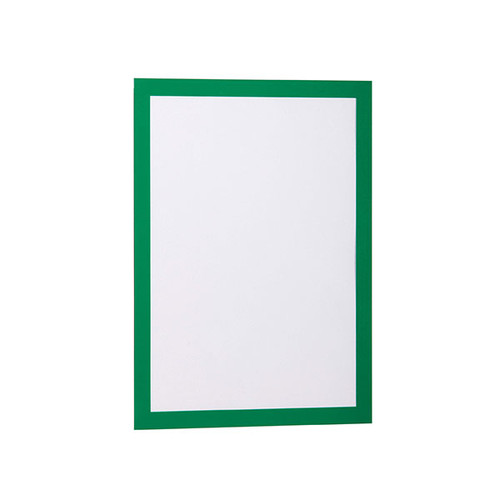 DURABLE DURAFRAME SELF-ADHESIVE A4 GREEN - PACK OF 2