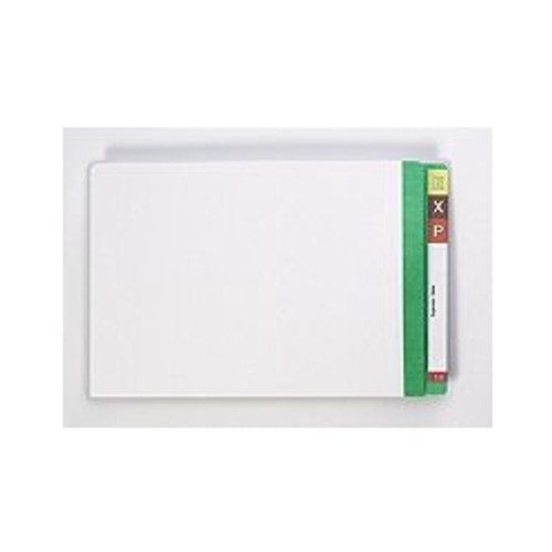 AVERY LATERAL FILES WITH MYLAR REINFORCED TABS Foolscap Light Green Clear Mylar, Bx100 **