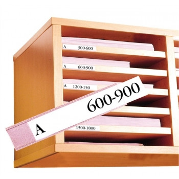 3L Self-adhesive Label Holders Strips, 150 x 25mm, Pack of 100 (7525-100)