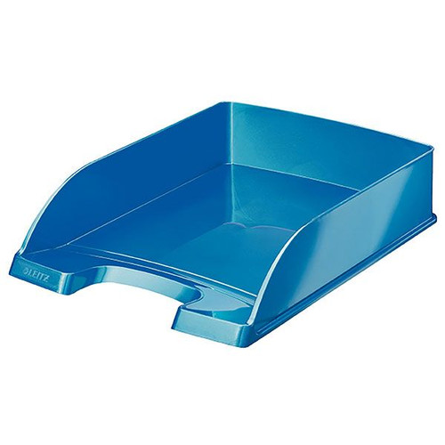 LEITZ WOW LETTER TRAY BLUE *** While Stocks Last ***