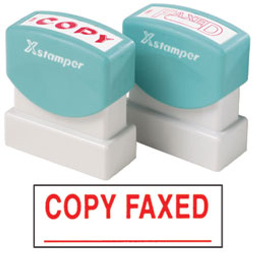 XSTAMPER - 1 COLOUR - TITLES A-C 1546 Copy Faxed Red  *** While Stocks Last - please enquire to confirm availability ***