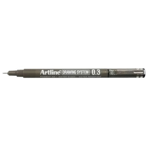 ARTLINE 233 DRAWING SYSTEM PEN 0.3MM BLACK BX12