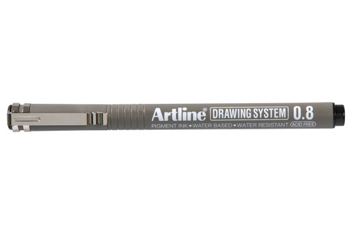 ARTLINE 238 DRAWING SYSTEM PEN 0.8MM BLACK BX12