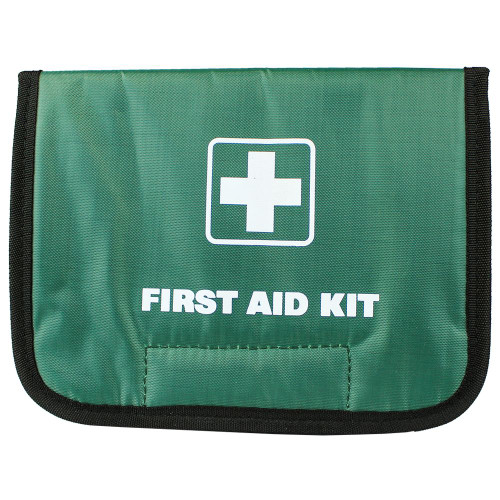 AEROBAG Green Fold-Over First Aid Bag 21.5 x 4.5 x 15.5cm, Each