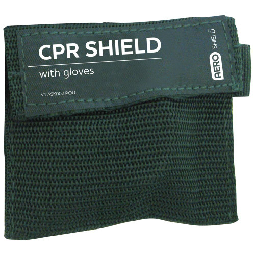 AEROSHIELD Key Ring CPR Face Shield + Gloves (GST Free)